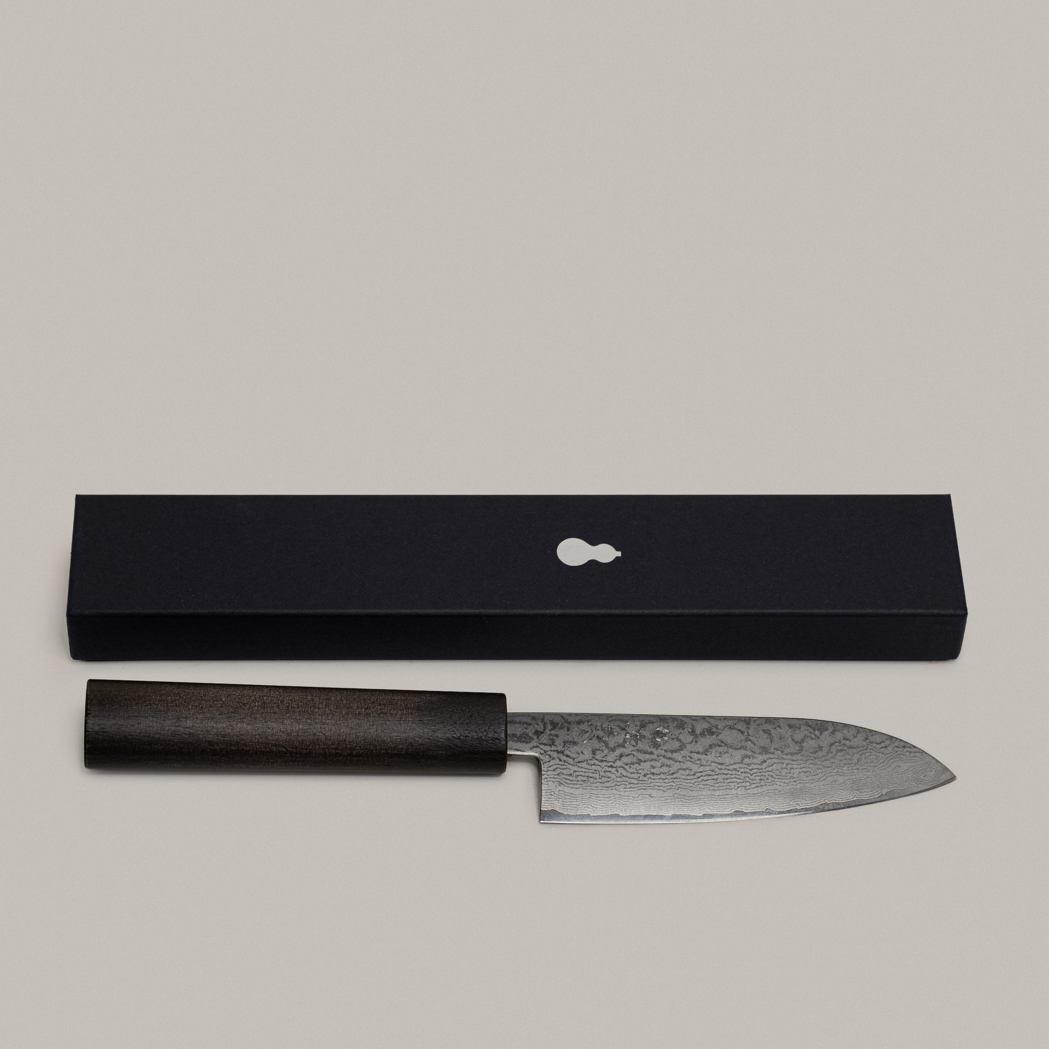 Couteau de cuisine Petty en acier damas