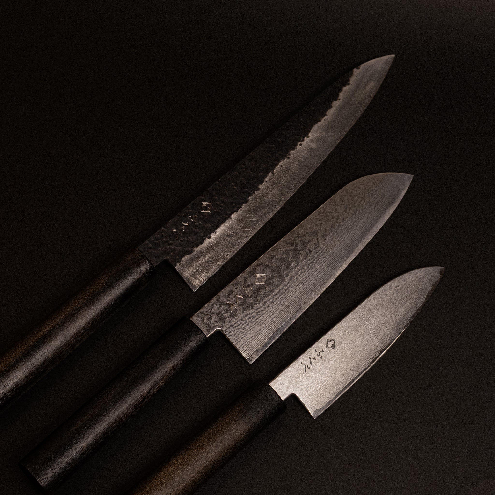 Couteau de cuisine Petty en acier damas