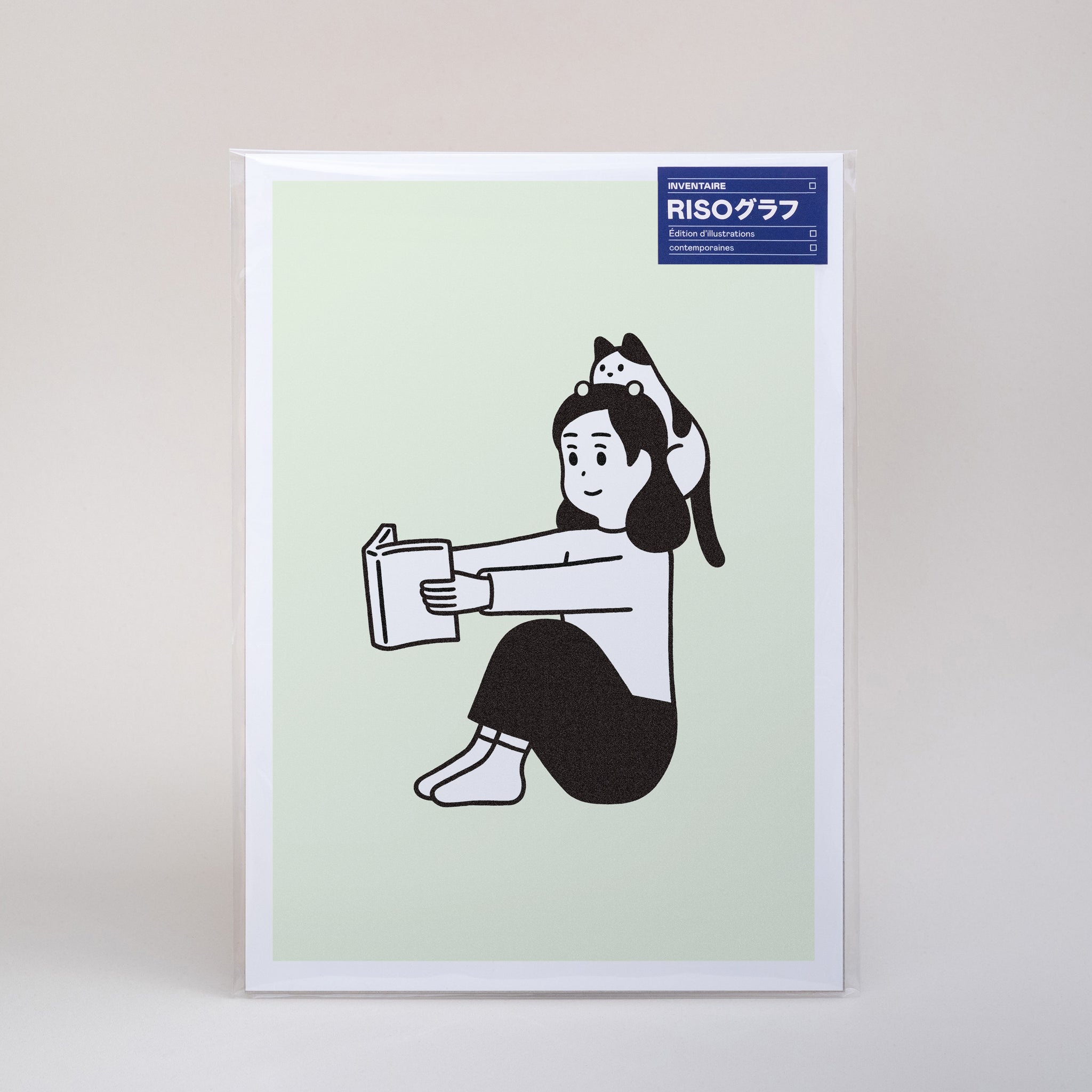 Risograph Print – Neko Midori