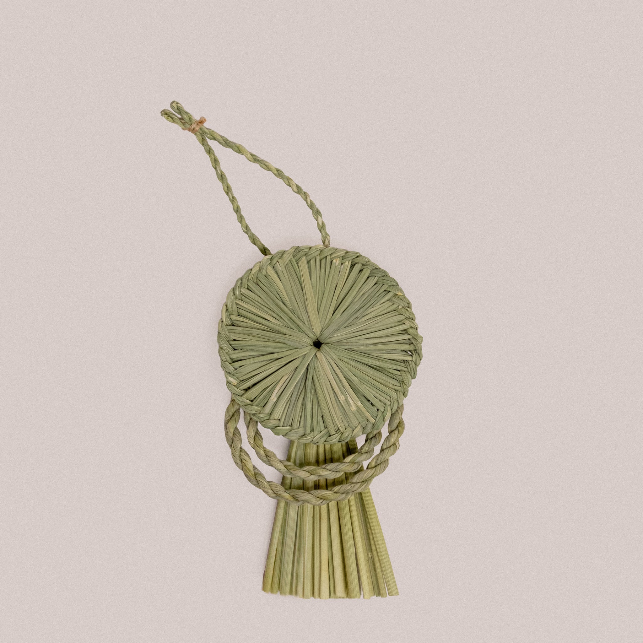 Décoration Gokou en paille de riz tressée