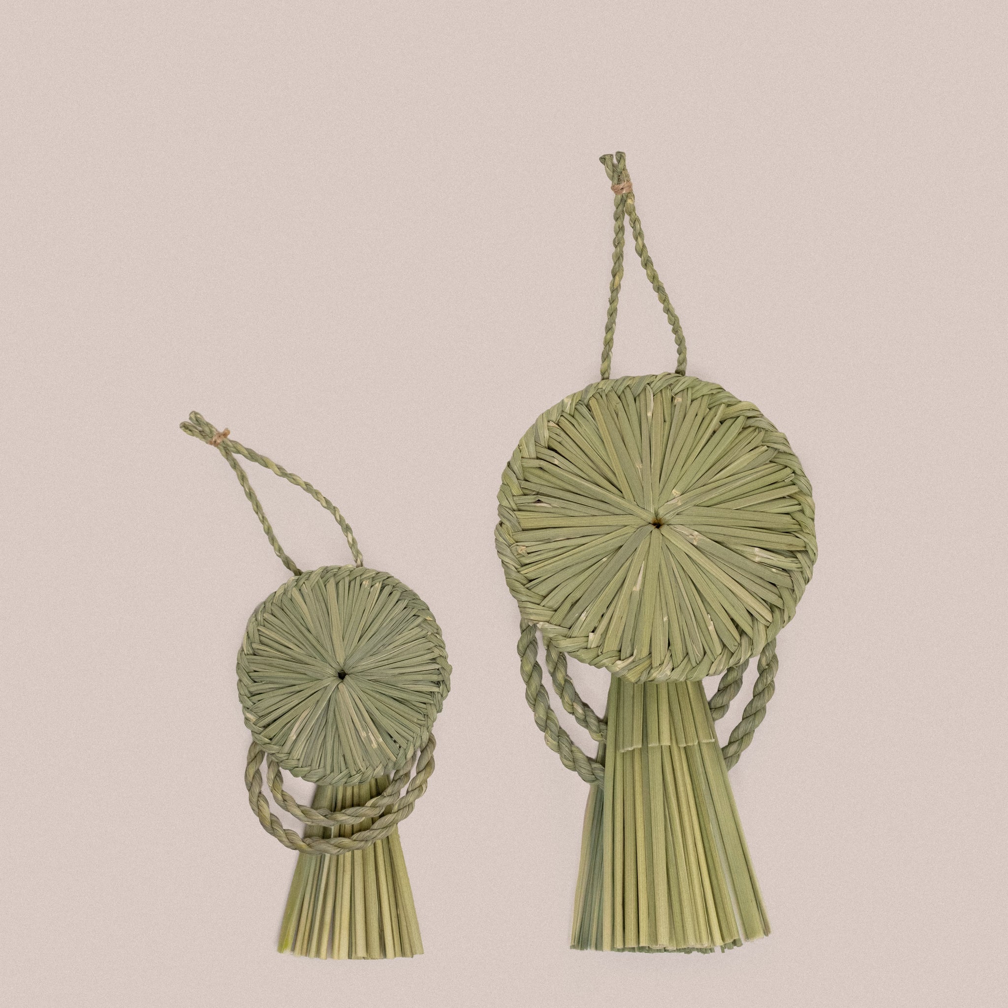 Décoration Gokou en paille de riz tressée