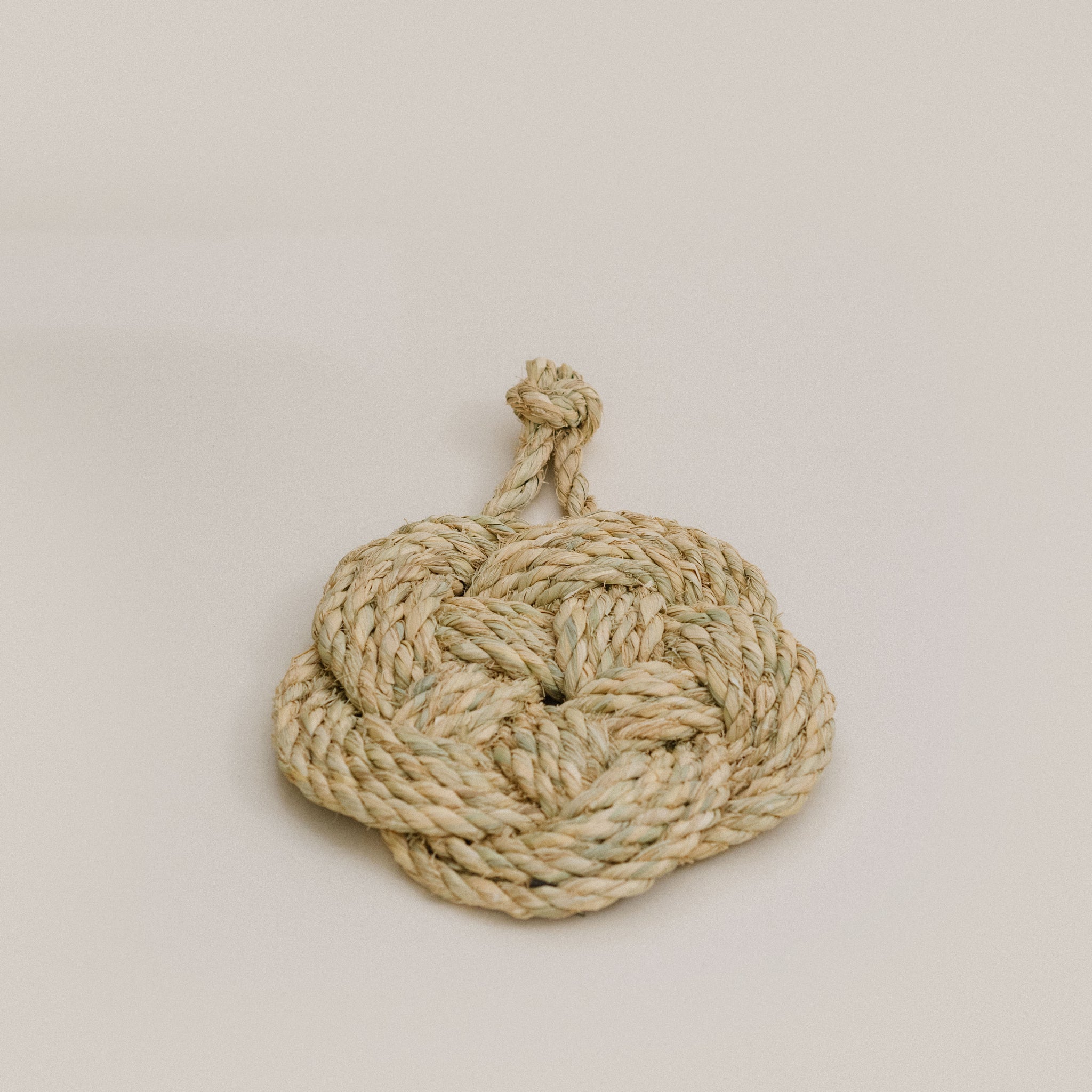Woven Rice Straw Trivet – Plum Blossom